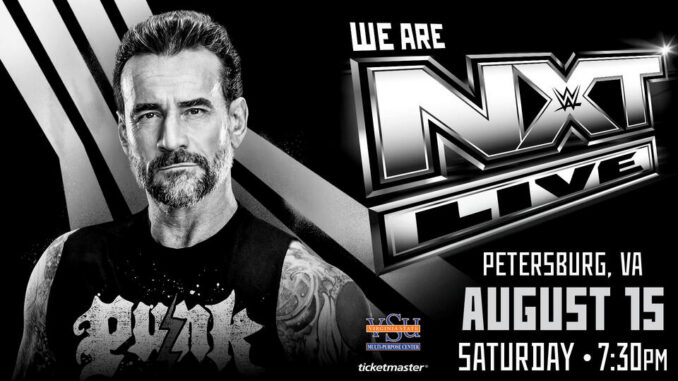 CM Punk announced for Saturday's NXT live event - POST Wrestling