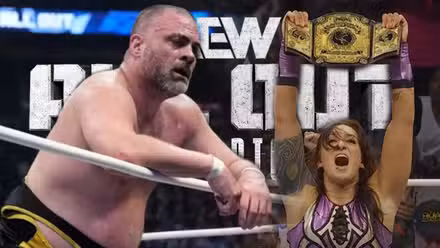 Eddie Kingston and Kris Statlander at AEW All Out 2025
