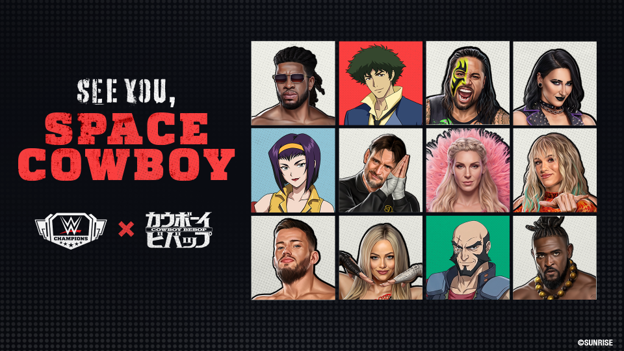 WWE Announces Mobile Game Crossover With Cowboy Bebop