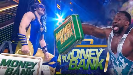 Big E & Nikki ASH winning Money In The Bank